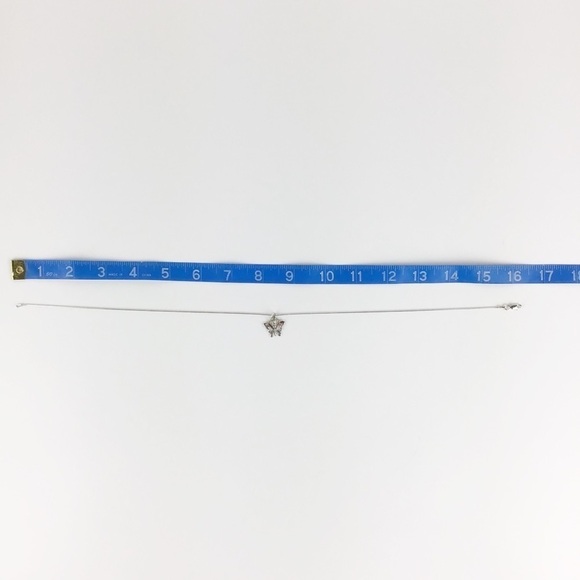 925 Sterling Silver Butterfly Necklace - Picture 8 of 8